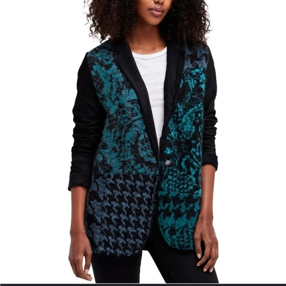 Free People Oversized Wool Better Together Blazer Jacket - Picture 1 of 15